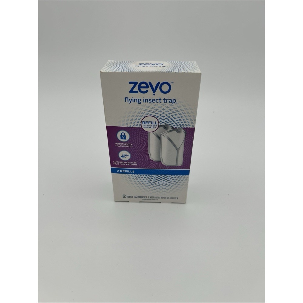 Zevo Flying Insect Fly Trap Refills (2 Total Cartridges)